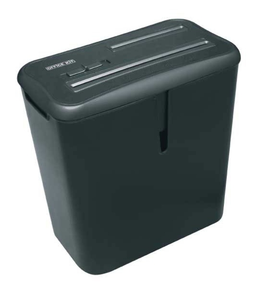 Шредер Office Kit S30 (секр.P-4)/фрагменты/6лист./14лтр./скобы/пл.карты/CD