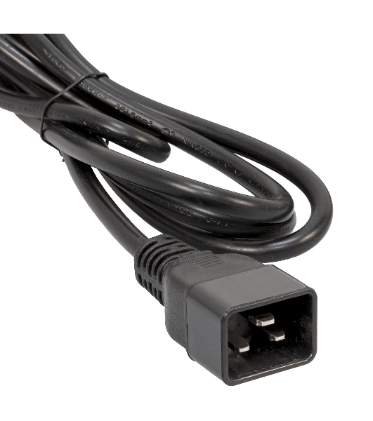 Блок распределения питания Powercom PDU-16AVMS20-18C13-2C19 18xC13+2xC19, 16A, 1,5U (1968234)