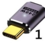 Переходник USB 4 Type-C прямой папа-мама, фото 1