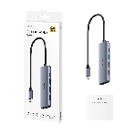 USB-концентратор CUDY UH405, USB Type-C, HDMI, USB, адаптер/ USB Type-C, фото4