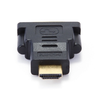 Переходник Gembird Переходник HDMI-DVI 19M/25F, золотые разъемы, пакет