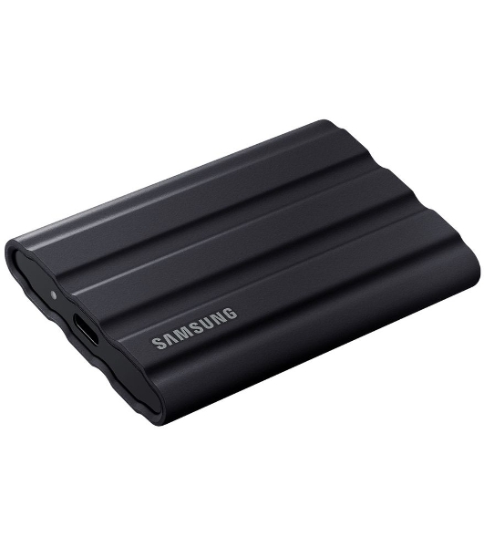 Внешний SSD Samsung T7 Shield, 2TB, USB 3.2 Gen 2 Type-C, R/W 1050/1000, черный