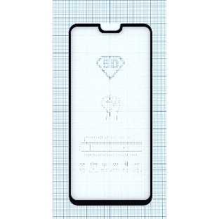 Защитное стекло 'Полное покрытие' для Huawei Honor 9X Lite черный
