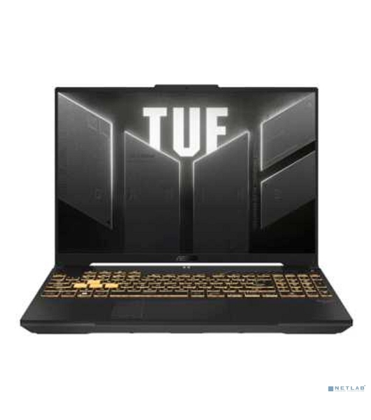 Ноутбук ASUS TUF F16 FX607VU-RL061 серый 90NR0N06-M002T0 16' (1920x1200 (матовый, 144Hz) IPS)/Intel Core 5 210H(2.2Ghz)/16384Mb/512PCISSDGb/noDVD/Ext:nVidia GeForce RTX 4050(6144Mb)/Cam/BT/WiFi/56WHr/war 1y/2.2kg/DOS