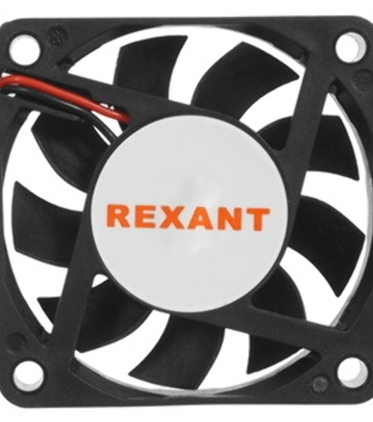 Вентилятор для корпуса Rexant RX 6015MS 24VDC черный, 60 мм, 4200 об/мин, 28 дБ, 2 pin