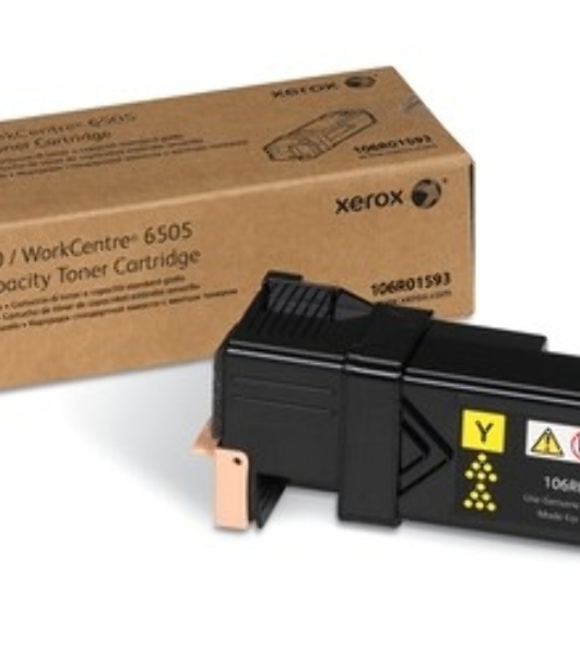Картридж лазерный Xerox 106R01603 желтый для Xerox Ph 6500/WC 6505 (2500 стр)(Channels)