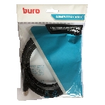 Кабель аудио-видео Buro HDMI (m)/HDMI (m) 1м. черный, фото2