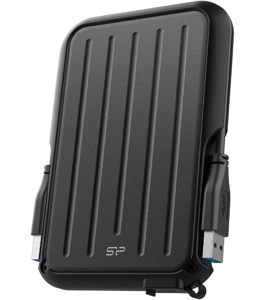 Внешний HDD 2Tb Silicon PowerArmor A66, 2.5', USB 3.2, Черный
