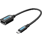 Адаптер переходник Vention OTG USB 2.0 AF/micro B 5pin - 0.15м, фото3