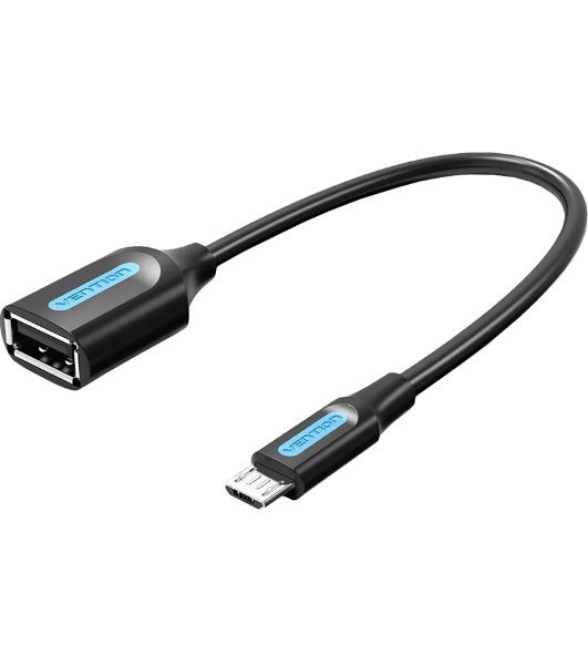 Адаптер переходник Vention OTG USB 2.0 AF/micro B 5pin - 0.15м