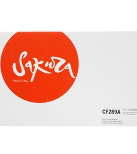 Картридж лазерный Sakura CF289A для HP LaserJet Enterprise M507, M528, черный, 5 000 к.