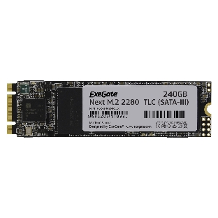 Накопитель SSD ExeGate Next A2000TS240, 240Gb, SATA III, M.2 2280, R/W 558/490