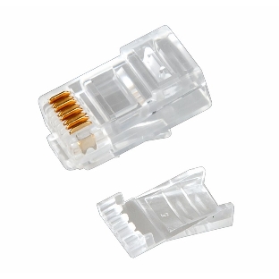 Разъем Rexant RJ-45(8P8C) под витую пару, UTP, категория 6, с вставкой