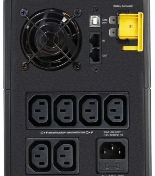 Источник бесперебойного питания APC Back-UPS BX1600MI / 1600ВА / 900Вт /  6xIEC 320 C13, 2xRJ-45
