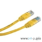 Коммутационный шнур Патч-корд литой 'Telecom' UTP cat.5е 2м желтый 6242755317550, фото3