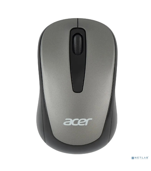 Мышь беспроводная Acer OMR134 серый, 1000 dpi, радиоканал, USB, кнопки - 3