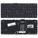 Клавиатура для ноутбука HP Probook X2 612 G1 черная с рамкой и подсветкой, фото3