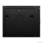 Шкаф телекоммуникационный настенный Cabeus SH-05F, 19', 9U, 501х600х600 мм (ВхШхГ), дверь: стекло, сварной, черный, фото 1