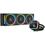 Система жидкостного охлаждения Deepcool LQ360 Ultra ARGb Soc-AM5/AM4/1200/1700/1851 черный 4-pin 38.71dB Al LCD 350W 1840gr Ret (R-LQ360-BKASMC-G-1), фото7