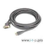 Кабель HDMI-DVI Cablexpert CC-HDMI-DVI-10MC, 19M/19M, single link, медь, позол.разъемы, экран, 10м, черный, пакет, фото2