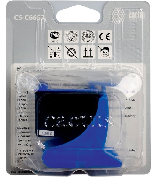 Картридж струйный Cactus CS-C6657 №57 многоцветный (18 мл) для HP 450/5145/5150/5151/5550/5552/5650/5652/565