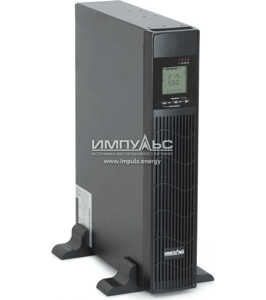 Источник бесперебойного питания Импульс JR10201 1000 ВА/800 Вт, Rack/Tower, IEC, LCD, Serial, SmartSlot