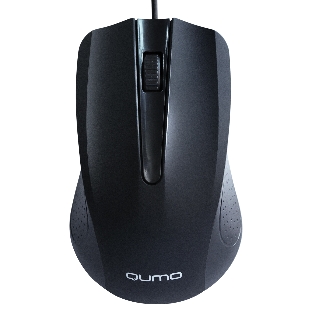 Мышь проводная Qumo Office Union M66 черный, 1000 dpi, USB, кнопки - 3