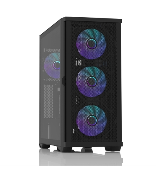 Компьютерный корпус ZALMAN Z10 DUO, ATX, BLACK, WINDOW, 2x3.5', 2x2.5', 2xUSB3.0, 1xUSB 3.1 Type-C, FRONT 3x120мм Infinity Mirror ARGb, REAR 1x120мм Infinity Mirror ARGb, replaceable front panel