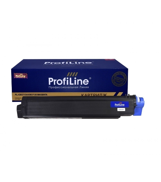 Картридж ProfiLine PL-43837134/43837130 для принтеров Oki C9655 Magenta 22000 копий