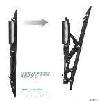 Кронштейн ONKRON TM6 для телевизора 43'-85' наклонный, черный, фото32