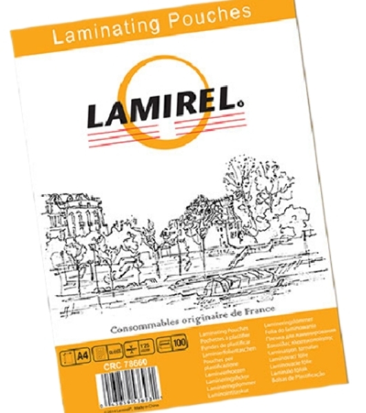 Пленка для ламинирования Lamirel А4, 125мкм, 100 шт.