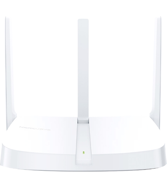 Роутер Mercusys MW306R 300 Mbps Multi-Mode Wireless N Router, 3 × Fixed External Antennas, 3× 10/100 LAN Port, 1× 10/100 WAN Port, 4 in 1- Access Point/Router/Range extender/WISP Mode, WPS/Reset Button, Parental Controls, Guest Network