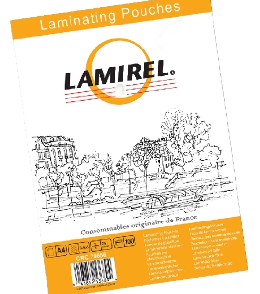 Пленка для ламинирования Lamirel LA-78656 75мкм A4 (100 шт) 216x303 мм