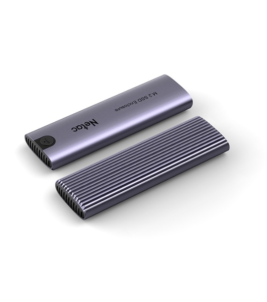 Внешний корпус для SSD Netac WH51 External SSD Case M.2 NVMe/SATA, with A to C cable, Aluminum