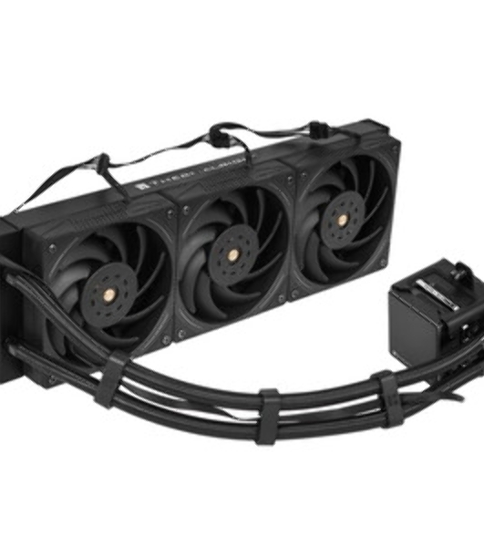 Система жидкостного охлаждения Thermalright Elite Vision 360 (360mm, LED, Black, ARGB/Fans: 3x120mm, 69CFM, 27dBA, 2150RPM/Pump height 63mm, Rad thickness 27mm/S: 1700, 1200, 1851, 115X, 2011, 2066, AM5, AM4)