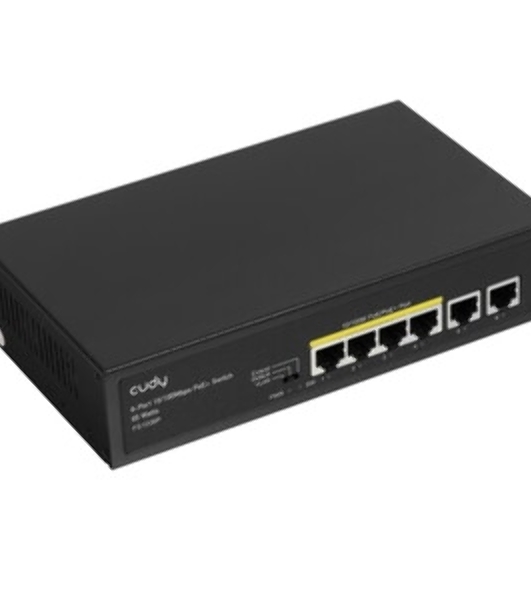 Коммутатор Cudy FS106P, 6×100 Мбит/с