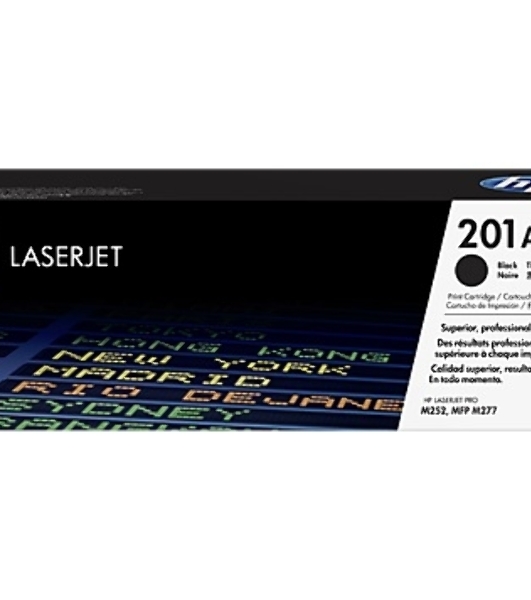 Тонер Картридж HP 201A CF400A черный для HP CLJ Pro M252/M277 (1500 стр.)