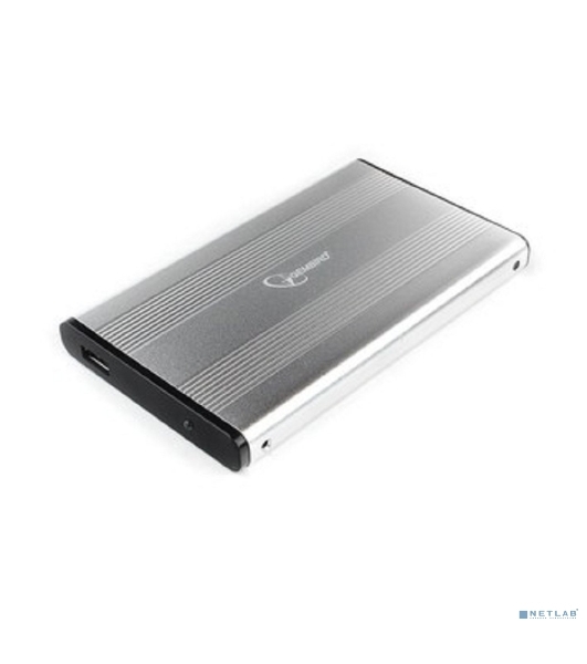 Внешний корпус 2.5' Gembird EE2-U3S-5-S, серебро, USB 3.0, SATA, металл