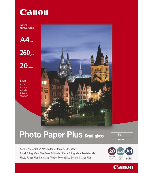 Фотобумага CANON Полуглянцевая, 260г/м2, A4(21X29)