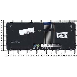 Клавиатура для ноутбука HP Probook X2 612 G1 черная с рамкой и подсветкой