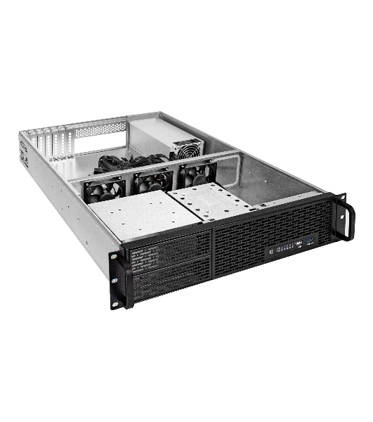 Серверный корпус ExeGate Pro 2U650-06/2U2098L (RM 19', высота 2U, глубина 650, БП 2U-800ADS, USB+USB 3.0)