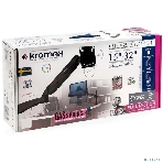 Кронштейн для мониторов ЖК Kromax OFFICE-11 черный 15'-32' макс.10кг настольный поворот и наклон, фото15