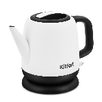 Чайник электрический Kitfort KT-6112 1 л, 1630 Вт, белый/черный (корпус: нержавеющая сталь), фото6
