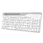Клавиатура проводная A4Tech Fstyler FK25, USB, белый/серый, фото27