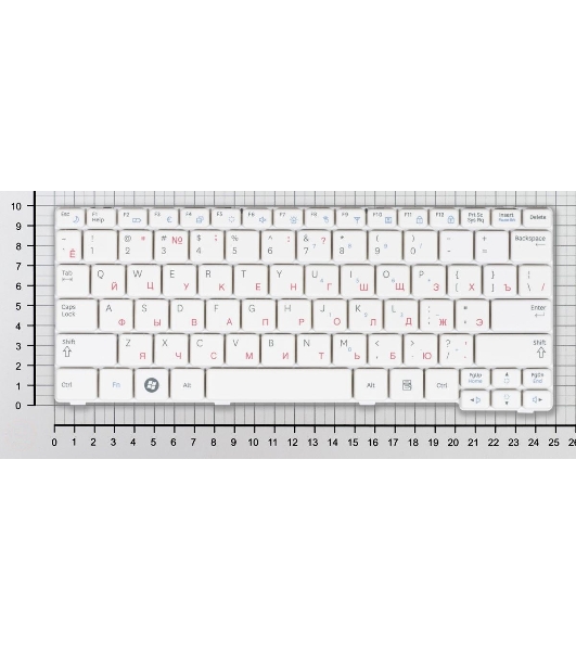 Клавиатура для ноутбука Samsung NF110 белый