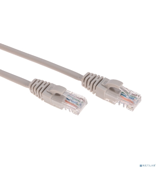 Патч-корд U/UTP Rexant cat.5e, RJ45-RJ45, 26AWG, ZH нг(А)-HF, серый, 3 м