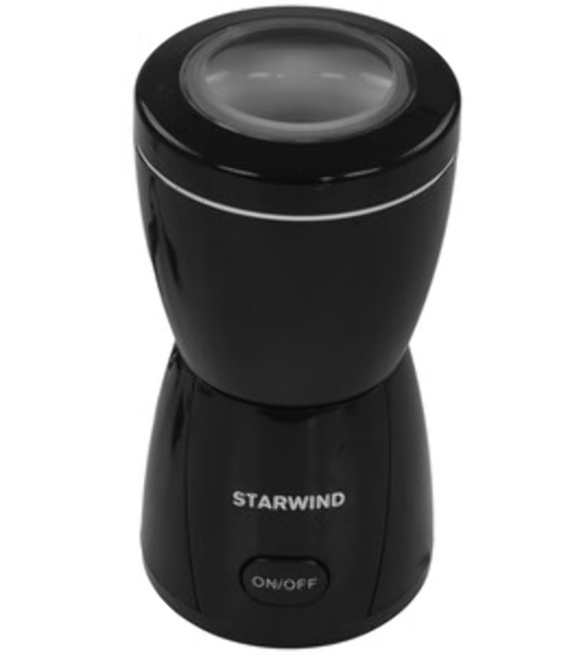 Кофемолка Starwind SGP8426 200Вт сист.помол.:ротац.нож вместим.:80гр черный