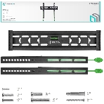 Кронштейн ONKRON FM5/32-55'' макс 400x400 наклон 0º от стены: 29мм макс вес 56,8кг, фото3
