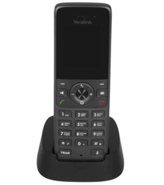 Телефон DECT-трубка Yealink W73P DECT (база W70B+трубка W73H) до 10 SIP-аккаунтов, до 10 трубок на базу, до 20 одноврем. Вызовов