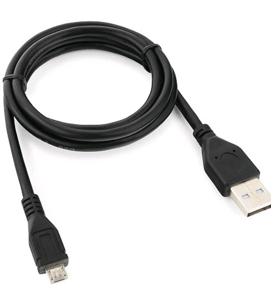 Кабель USB2.0 Pro Cablexpert CCP-mUSB2-AMBM-1M, AM/microBM 5P, 1м, экран, черный, пакет